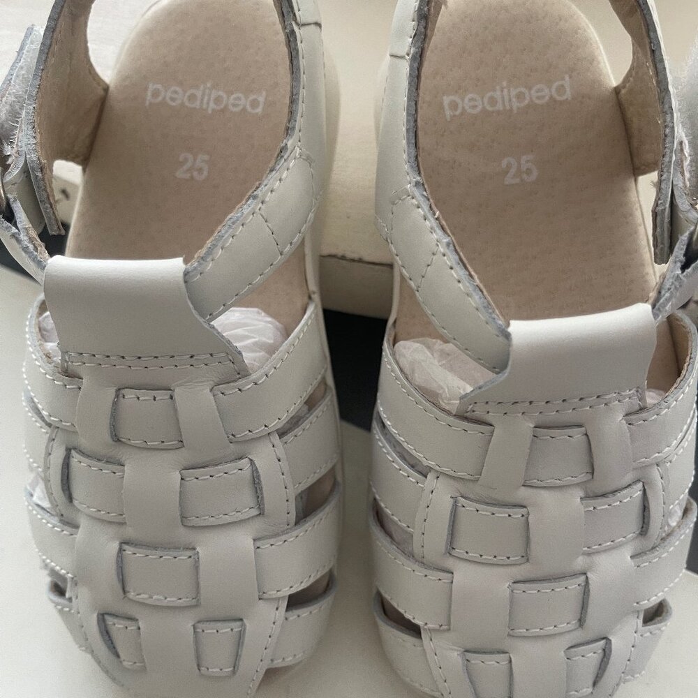 pediped Nicky White sandals